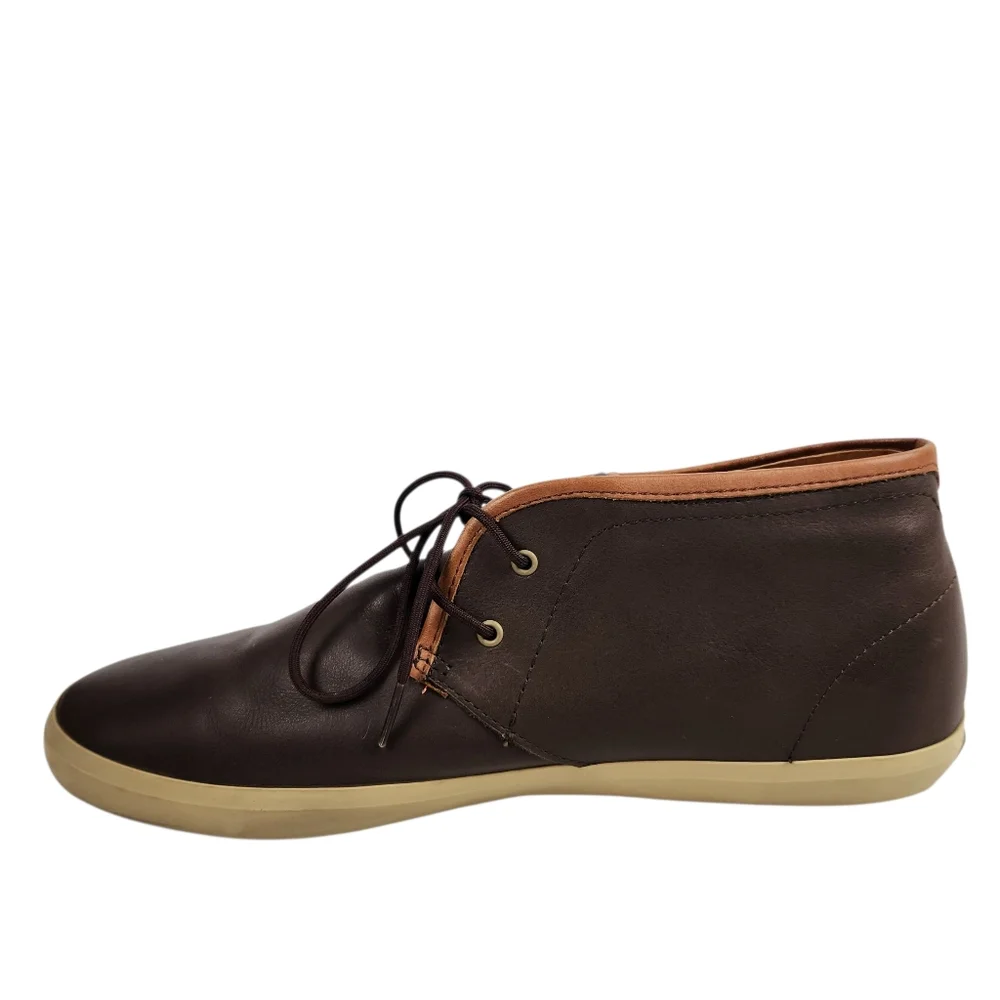 Camper Motel Brown Leather Mid Lace Up Chukka Boots Mens Size 44 Size 10.5